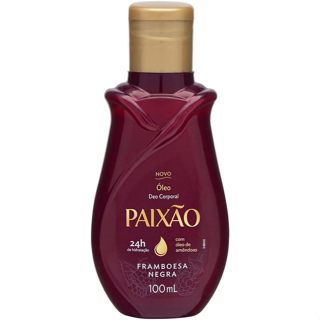Óleo Corporal Paixão Framboesa Negra 100ml em Oferta na Shopee