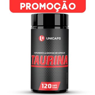 Taurina Pura Original 120 Cápsulas 500mg - Unicaps em Oferta na Shopee