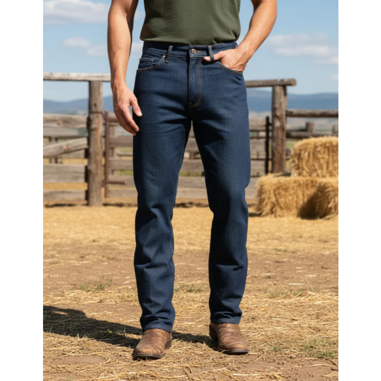 Calça Masculina Jeans de Uniforme Reforçada de Trabalho Promoção Premium em Oferta na Shopee