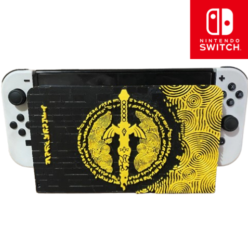 Capa para Dock Nintendo Switch OLED – Tema Zelda Tears of the Kingdom