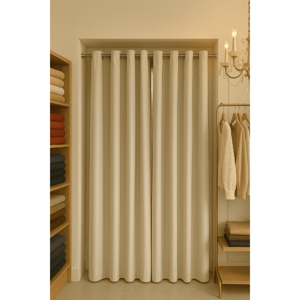 Cortina Para Provador Blackout Loja 2,80x2,00 Peça Única em Oferta na Shopee