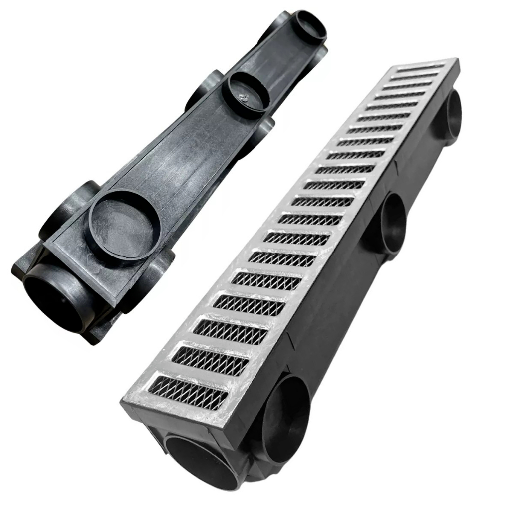 RALO LINEAR 8X50 GRELHA ALUMÍNIO TELA INSETOS COLETOR 11 SAÍDAS