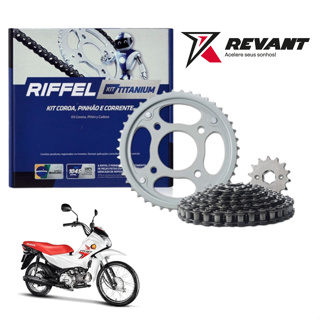 Kit Relação Tração Transmissão Honda Pop 110i 2016 2017 2018 2019 2020 2021 2022 2023 a 2025 Original Riffel Aço 1045 em Oferta na Shopee