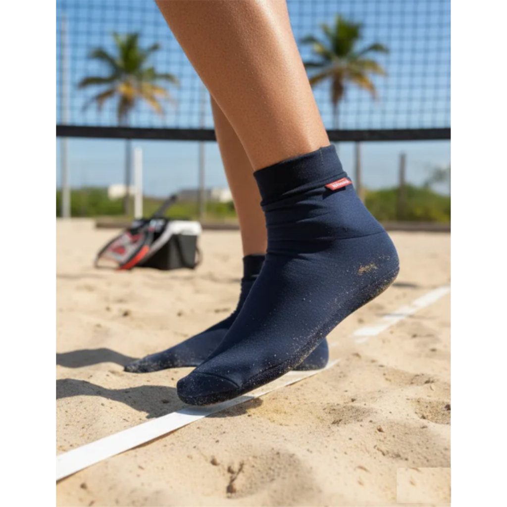 Sapatilha Beach Tennis Meia Neoprene Volei Praia Areia Futvolei Hibrida Antitermica em Oferta na Shopee