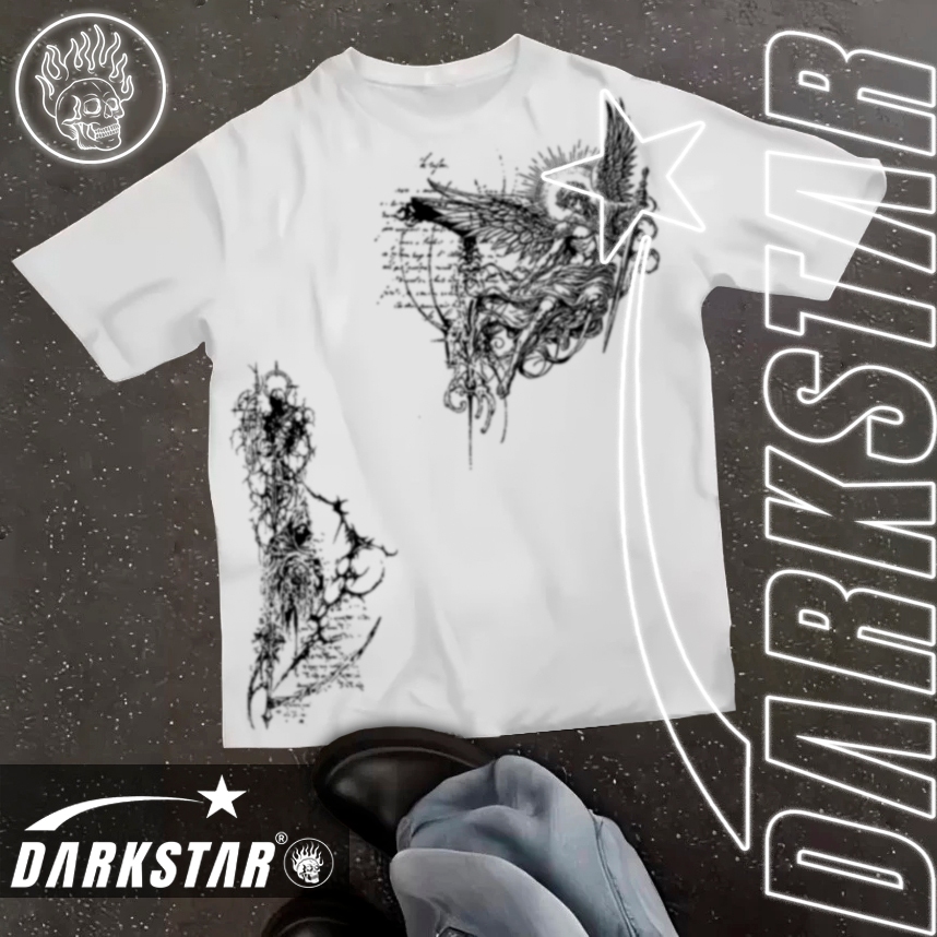 *VALOR PROMOCIONAL* Camiseta T-Shirt Premium 100% algodão DARKSTAR "Gothic Dionysus Aesthetic" em Oferta na Shopee