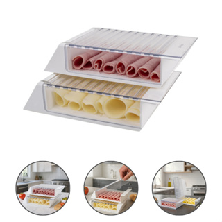 Porta Frios Empilhável Organizador de Geladeira Com Tampa Acrílico Mesa Posta em Oferta na Shopee