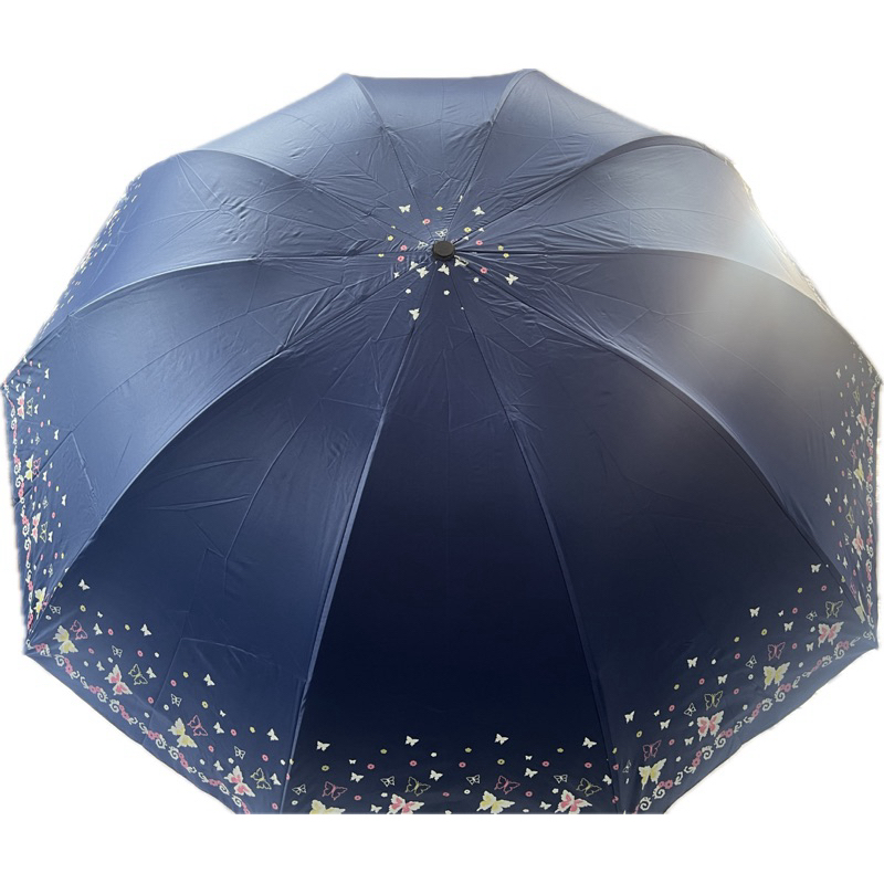 Guarda chuva Sombrinha dobrável estampa Borboleta com BLACKOUT PROTEÇÃO SOLAR UV 3314#