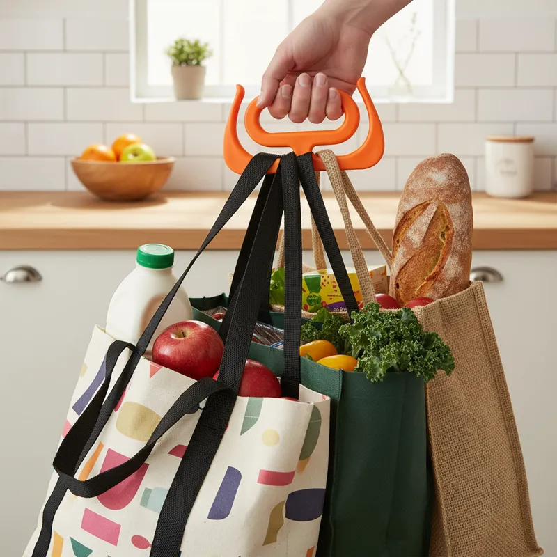 Kit 2 Alças Suporte Carregadores Sacola Bolsa Resistente Anatomico