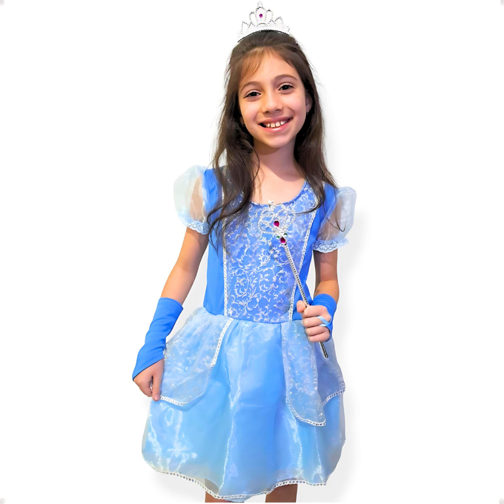 Vestido Cinderela Infantil Luxo | BuscaProdutos