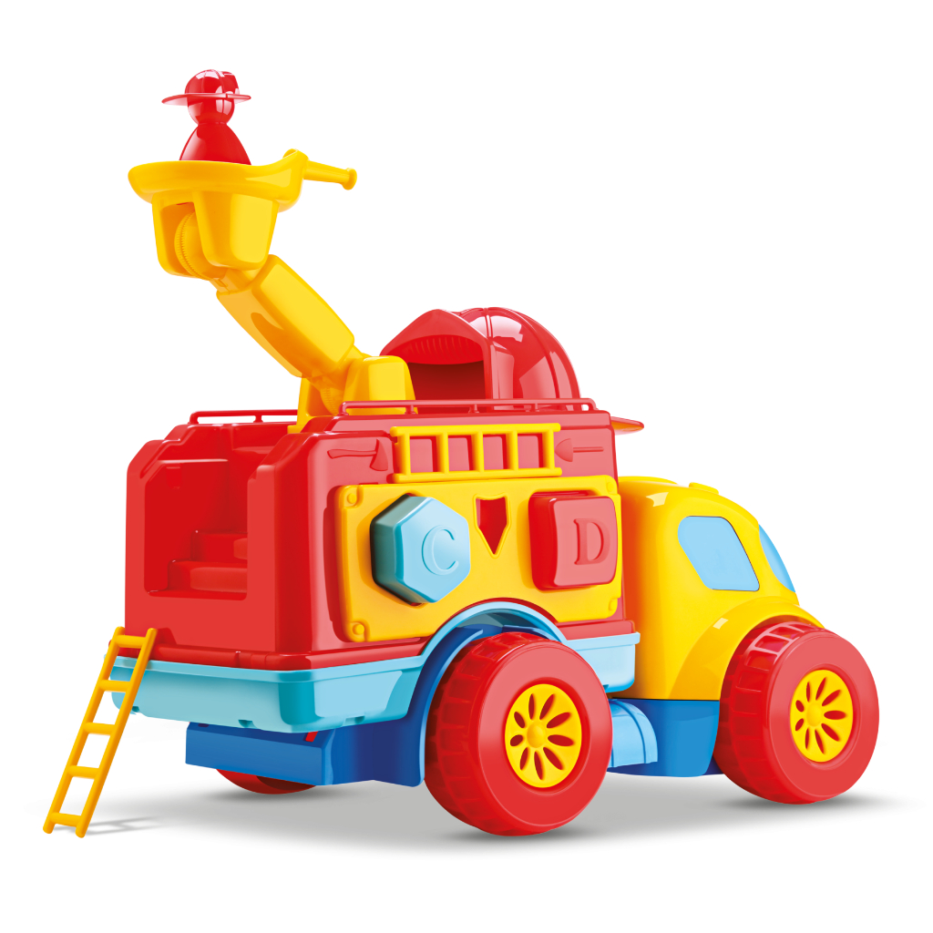 Brinquedo Infantil Educativo Caminhão Bombeiro Thunder Trucks