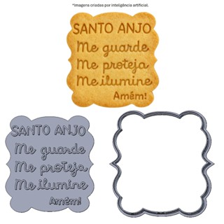 CORTADOR ORAÇÃO SANTO ANJO em Oferta na Shopee