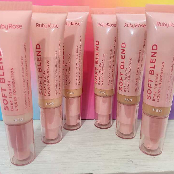 Base liquida Soft Blend Acabamento Matte Ruby Rose