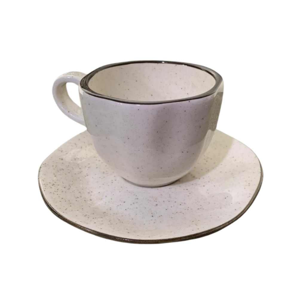 Xícara De Chá 220 Ml Com Pires - Maresia em Oferta na Shopee