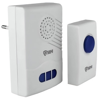 Campainha De Tomada Sem Fio Musical Com 32 Toques Bivolt Distancia De 50 Metros Casa Externo