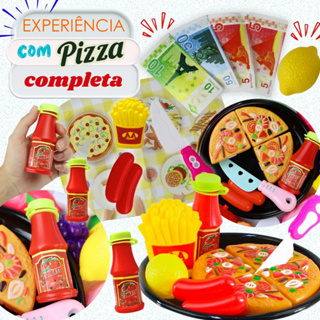 Kit Cozinha Infantil pizza de Cortar Crec em Oferta na Shopee