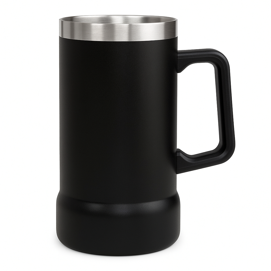 Caneca Térmica Lisa 710ml Inox | Parede Dupla e Isolamento a Vácuo | Cerveja e Chopp