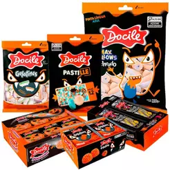 Kit Doce Festa de Halloween Dia das Bruxas Docile - 6 Doces