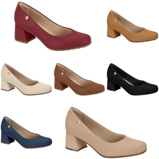 Sapato Scarpin Feminino Modare Salto Grosso Ortopédico Conforto 7373100 em Oferta na Shopee