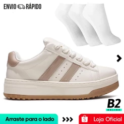 Tênis Ramarim Summer Casual Feminino + 3 Pares de Meias 100% Original Com Nota Fiscal e Garantia