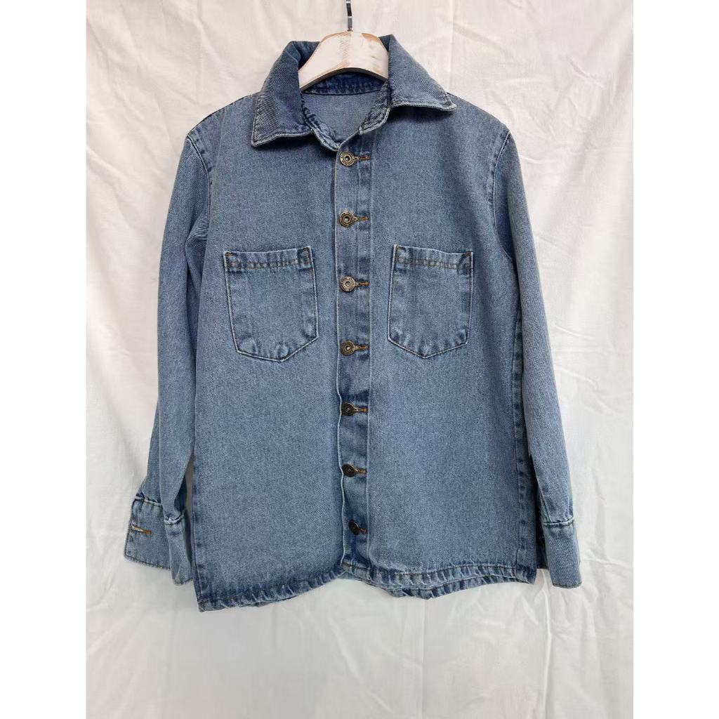 Kissmelady 8441 8159 5010 000 8091 8185 8294 8417 8426 8437 8440  jaqueta jeans feminina camisa jeans em Oferta na Shopee