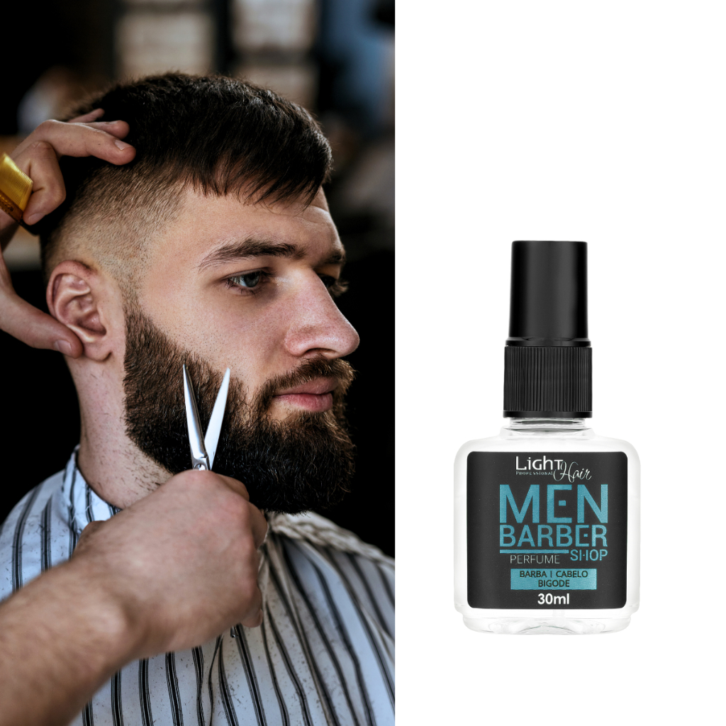 Perfume de Barba e Cabelo Masculino Barber Shop 30ml