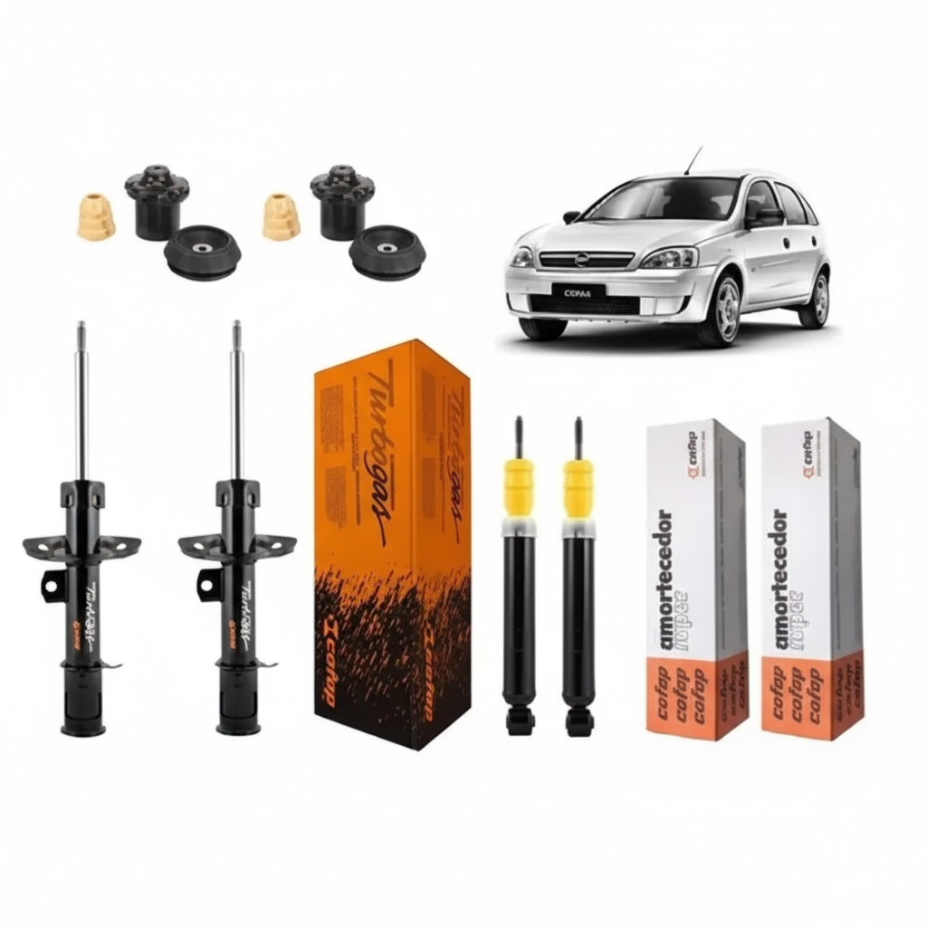 4 Amortecedor Dianteiro Traseiro Corsa Frente Montana em Oferta na Shopee