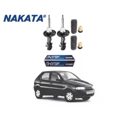 Par Amortecedor Dianteiro Nakata+ Kit Palio 96 97 98 99 2000
