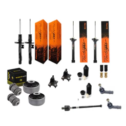 Kit Especial Suspensão Gol G5 G6 G7 - 4 Amortecedores Cofap + Kits + Buchas Bandeja Terminal Axial