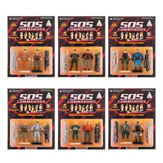 Cartelas de Boneco SOS Commandos - Gulliver em Oferta na Shopee