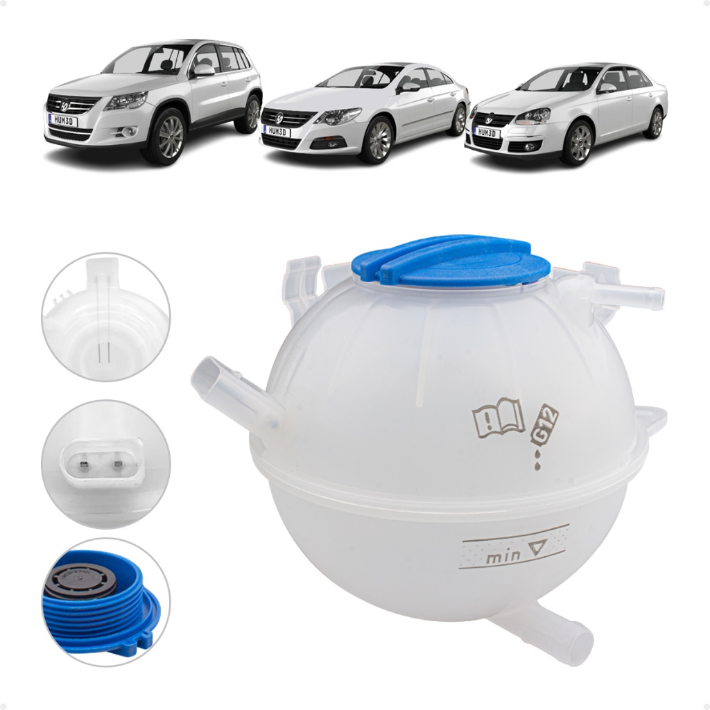 Reservatório de água do radiador com tampa VW Jetta 2007 a 2018 em Oferta na Shopee