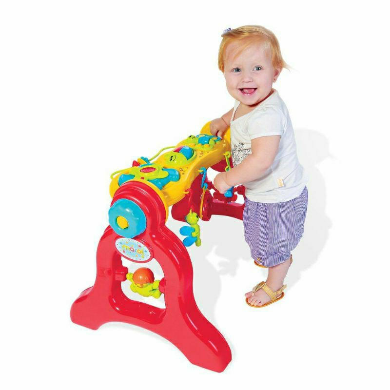 Centro Atividades Infantil Play Gym 3 Em 1 Com Som Estimula Bebe Desenvolvimento