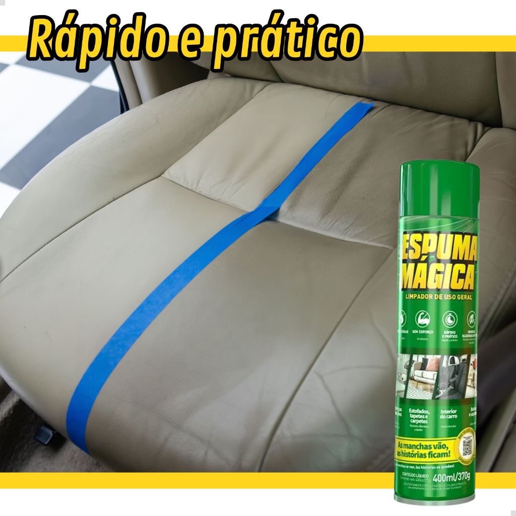 Espuma Magica Multiuso Limpador Uso Geral Sofa Colchão Tenis Carro Sem Enxague