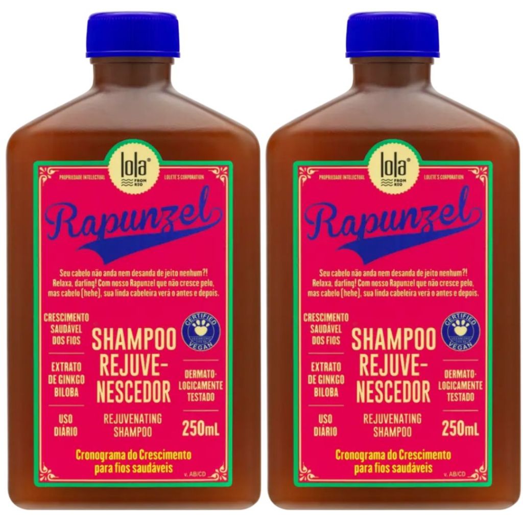 Kit 2 Shampoo Rapunzel Lola Cosmetics