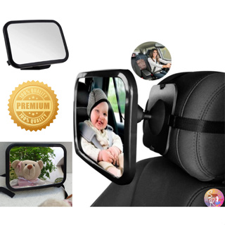 Espelho Retrovisor 360° p/ Carro Banco Traseiro(100% de Nitidez Garantida)Segurança Bebê Conforto em Oferta na Shopee