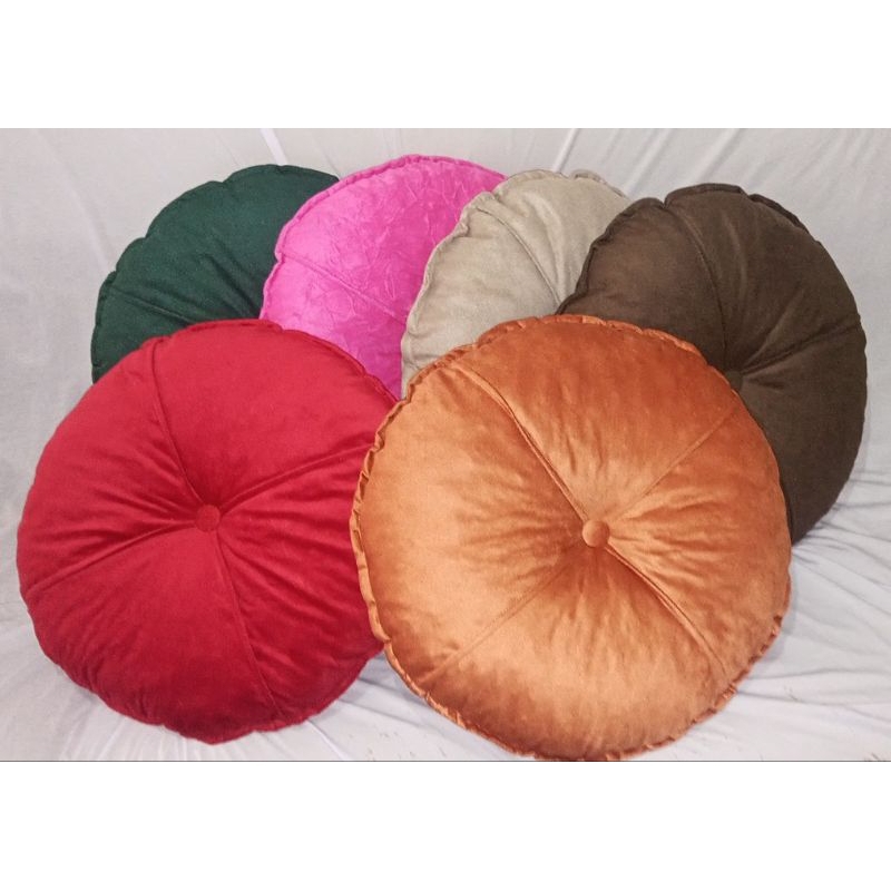 Almofadas Futon 50cm Redondas Sortidas-decorativas em Oferta na Shopee