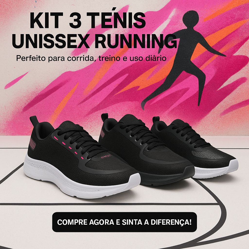 Kit 3 Tênis Casuais Femininos Respiráveis e Modernos – Estilo e Conforto | Envio Rápido