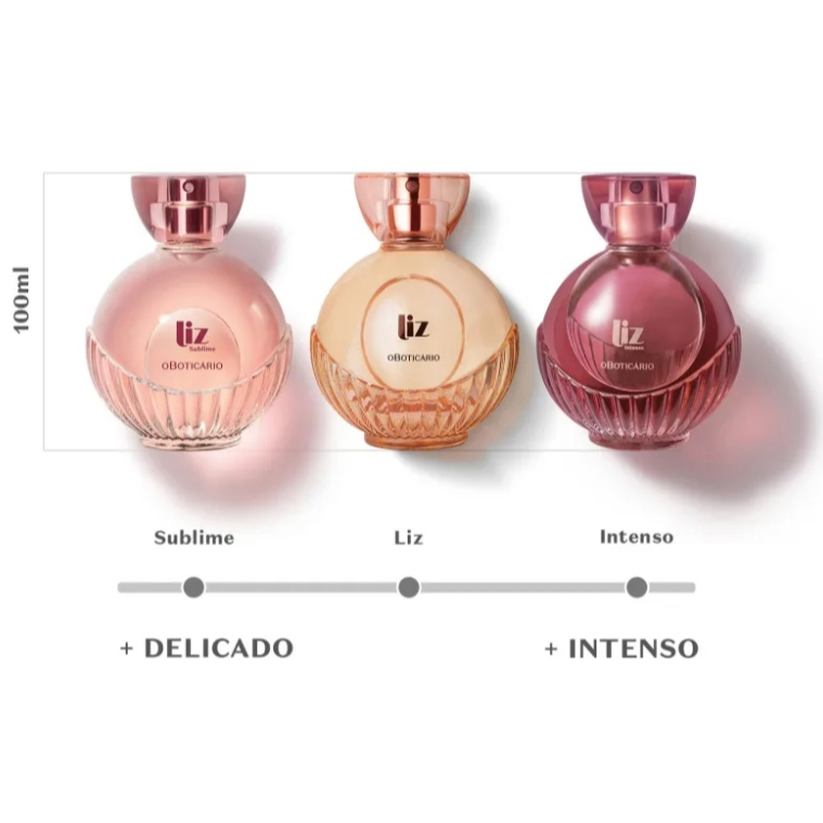 LIZ O BOTICARIO , COLONIA LIZ 100ML , COLONIA LIZ FLORA 100ML HIDRATANTE LIZ 260G .
