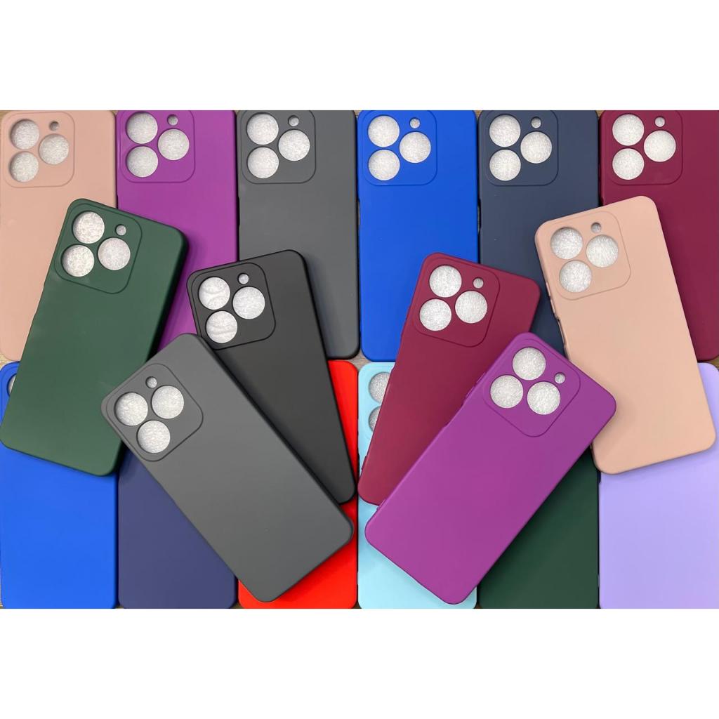 Kit Capinha Capa Case Compatível Para - Realme C63 / C61 - Silicone Aveludado em Oferta na Shopee