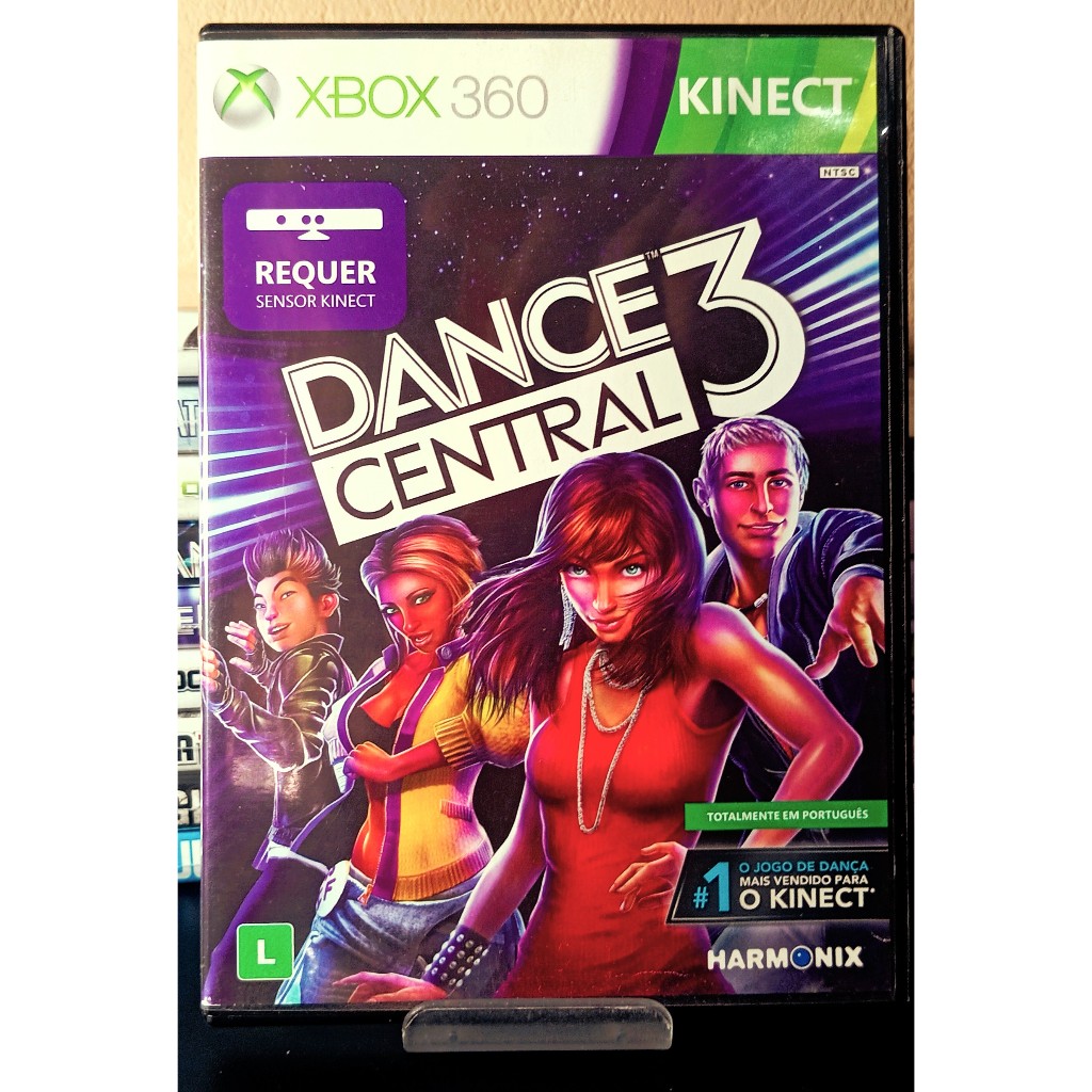 Jogo Dance Central 3 Xbox 360 Original Jogo de Dança Kinect em Português PT-BR