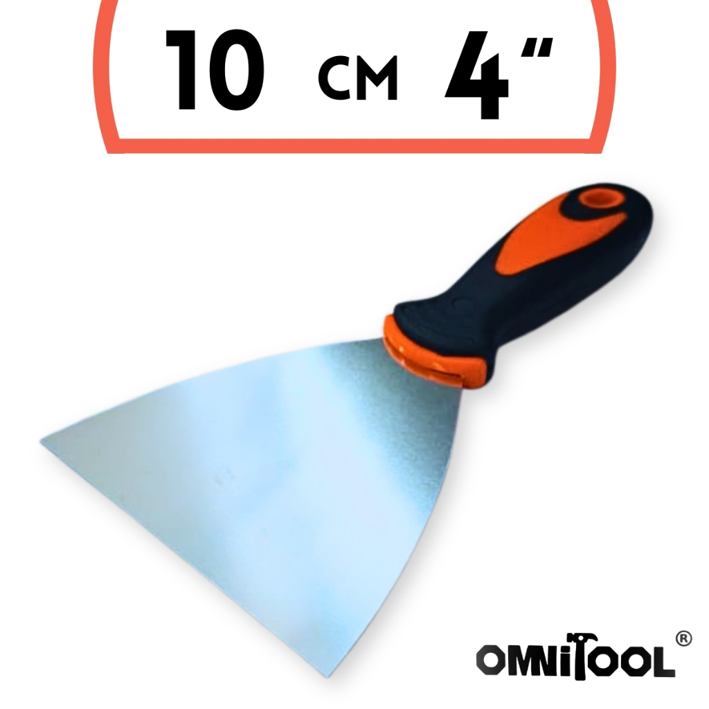 Espátula 4 pol de Aço Inox 75mm Acabamento Profissional em Obras Reparos Casa Garagem em Oferta na Shopee