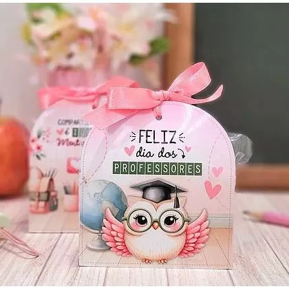 Kit 10 caixinhas para sabonetes - Mimo dia dos professores