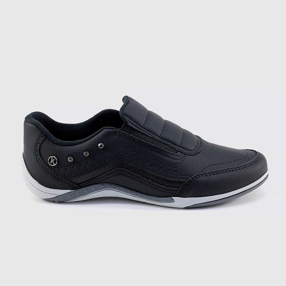 Tenis Kolosh Confort Calce Facil Slip On Casual Dia a Dia Century Feminino C1283B em Oferta na Shopee