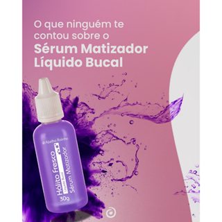 Serum Matizador Dental 30ml – Dentes Brancos + Hálito Fresco em Oferta na Shopee