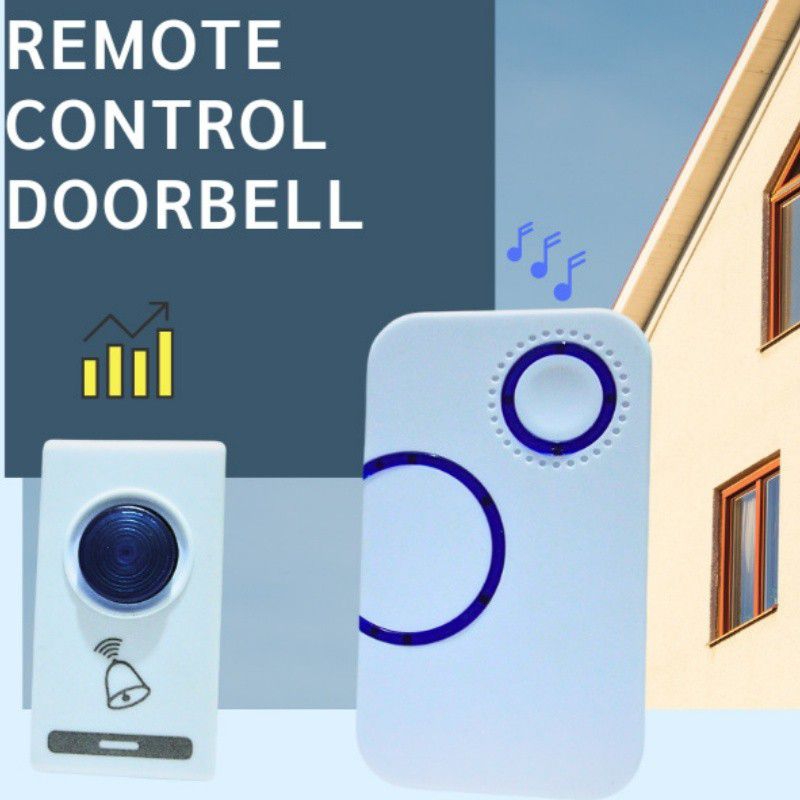 4 estilos Campainha Domestica Sem Fio a Prova D água Campainha Residencial Comercial Sem Fio Tomada e a Pilha em Oferta na Shopee