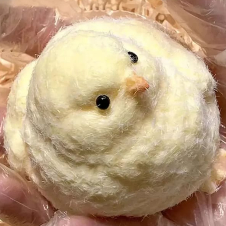 Taba Squishy De Pintinho Fofo Brinquedo Alívio Estresse Apertar Bichinho Macio Brinquedo AntiStress