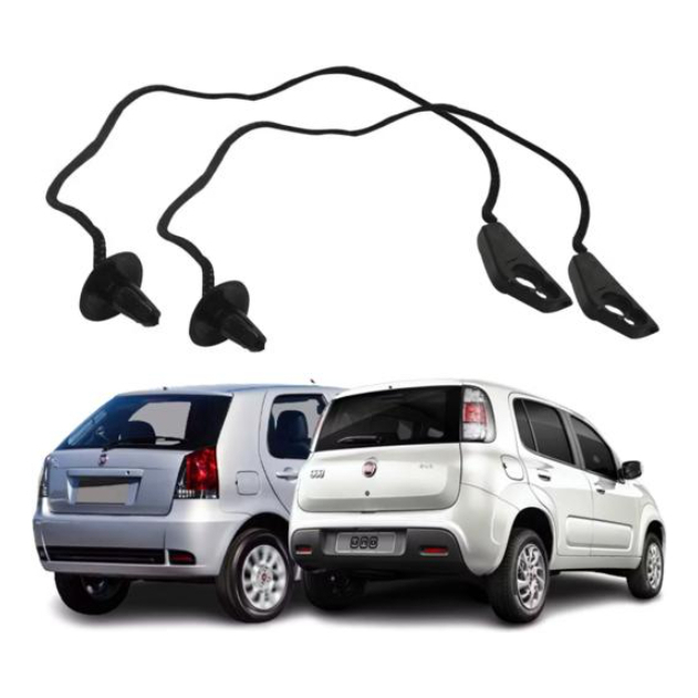 (PAR) CORDAO CORDINHA TAMPAO BAGAGITO TRASEIRO PORTA MALAS FIAT UNO VIVAVE NOVO PALIO FIAT MOBI FIAT ARGO FIAT PUNTO