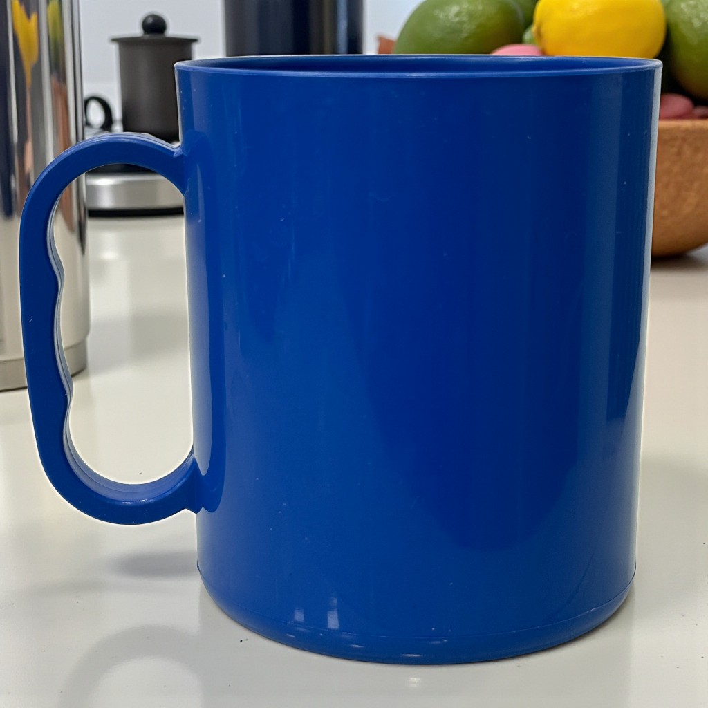 Canecas AZUL PETRÓLEO Plástico 400ml - Festas - Eventos - Merendas - Aniversários - Presente