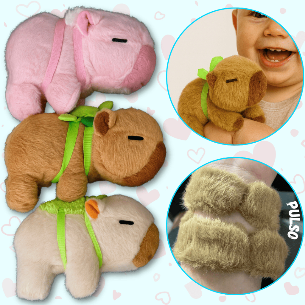Pulseira Bracelete Capivara Capybara Pelúcia Kawaii Fofo em Oferta na Shopee