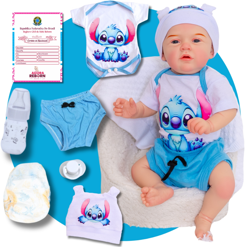 Bebê Reborn Boneca Realista Menino Mary Silicone Pode Dar Banho Original Envio Imediato