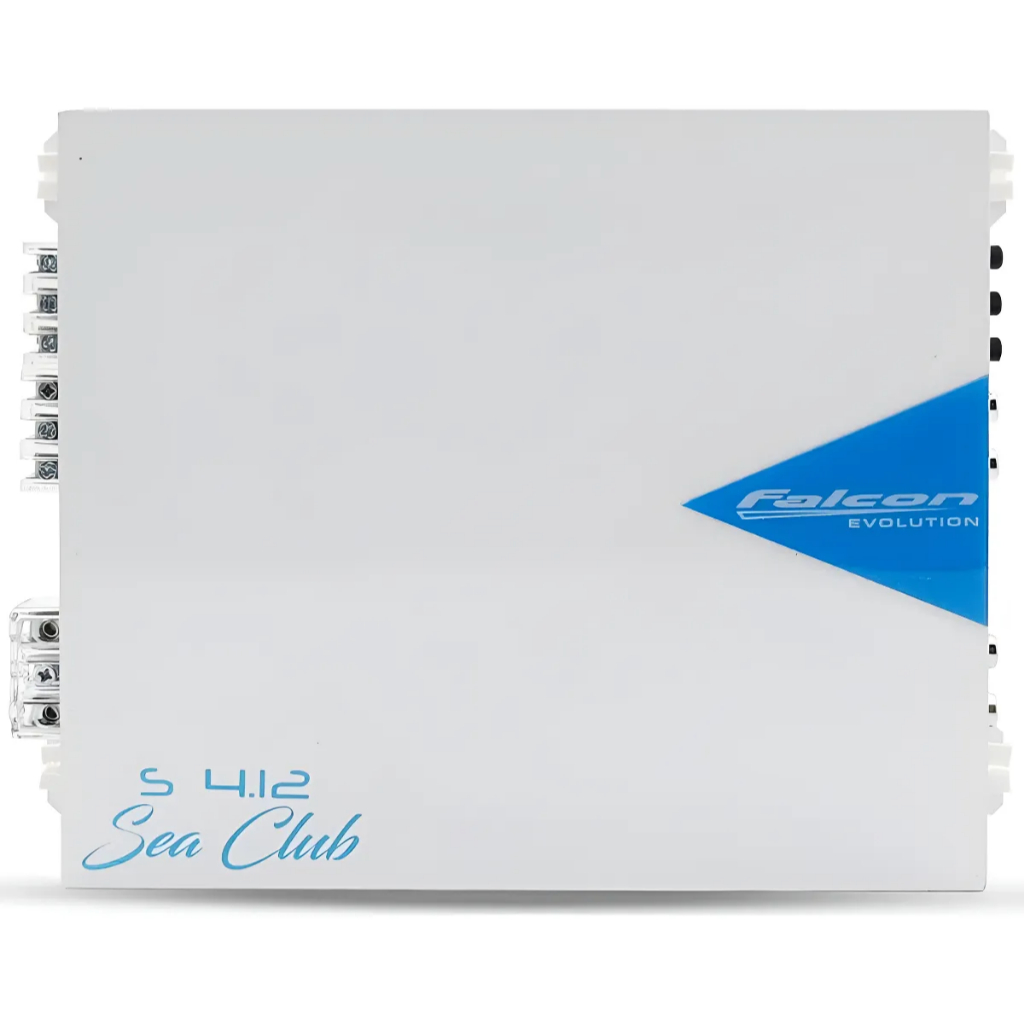 Módulo Amplificador Marinizado Falcon S 4.12 Sea Club Digital 1200w RMS - 4 Canais